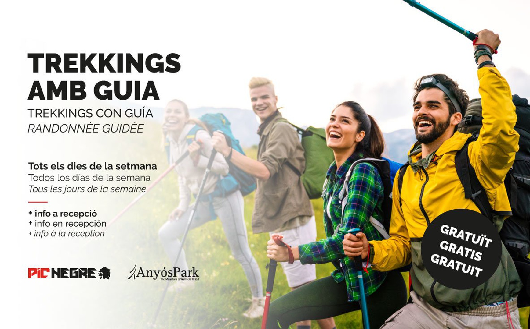 Free guided excursions AnyósPark Mountain